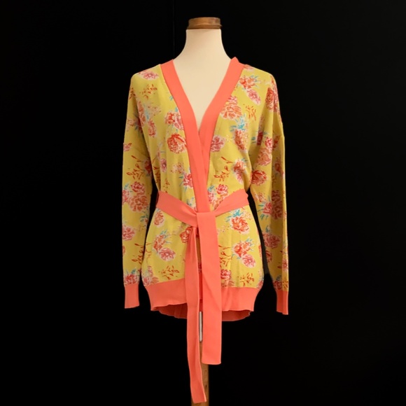 Aldo Martins | Marguerite Yellow Floral Cardigan Sweater | NWT - Picture 5 of 9